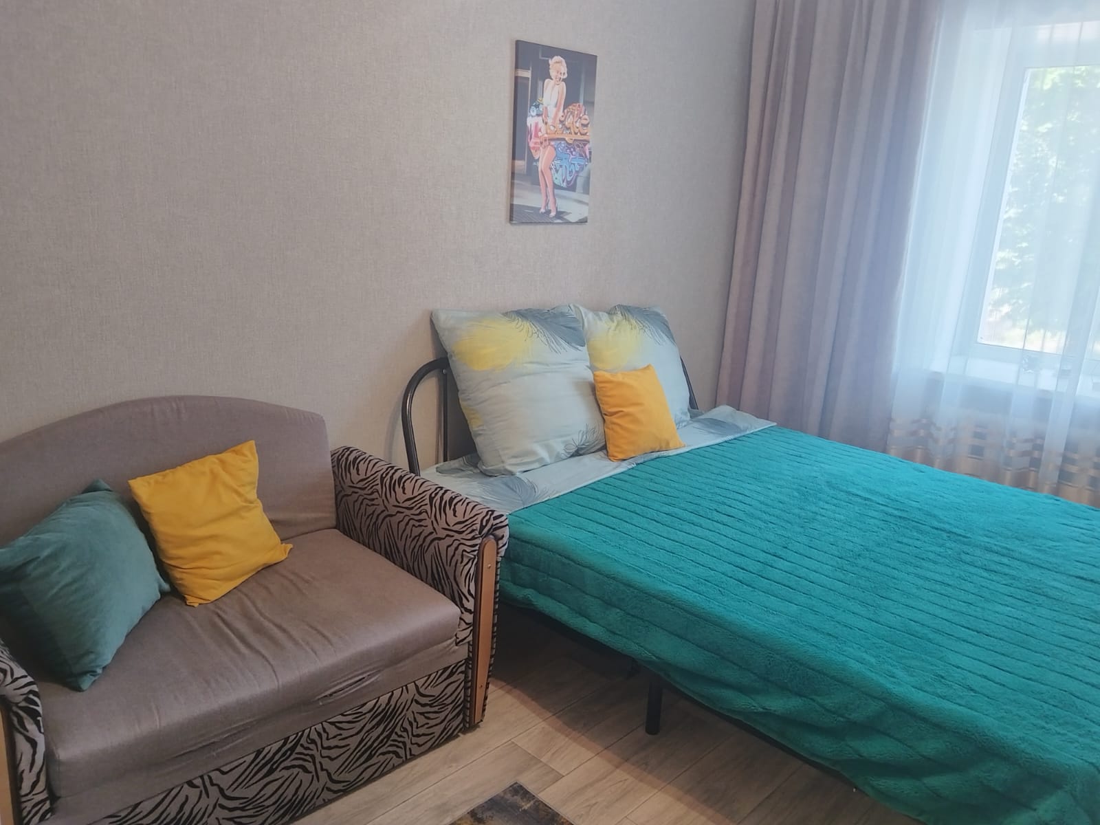 Просторная 2-к квартира в центре города